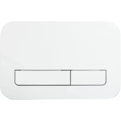 Кнопка смыва Veconi Flush V12 FLV12-W для инсталляции, белый глянец