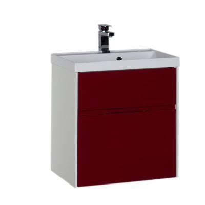 Тумба под раковину Aquanet Латина 00180034 70 бордо, 2 ящика