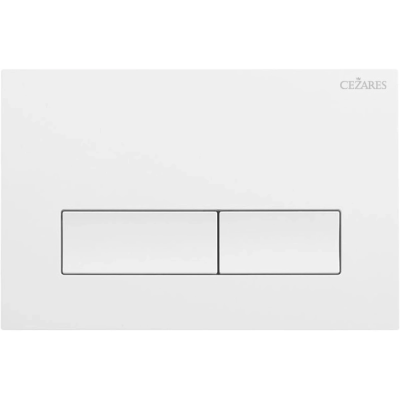 Кнопка смыва Cezares Slider SLIDER-BTN-BL для инсталляции, белый глянец
