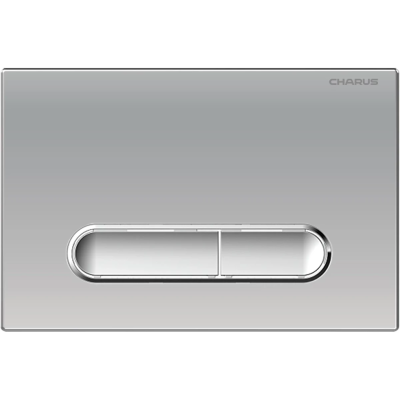 Кнопка смыва Charus Magnus FP.340.46.01 для инсталляции, матовый хром/хром/матовый хром