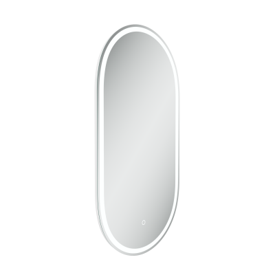 Зеркало для ванной комнаты SANCOS Oval, фронтальная подсветка 550х1050 с сенсорным управлением на прикосновение,  OV55F