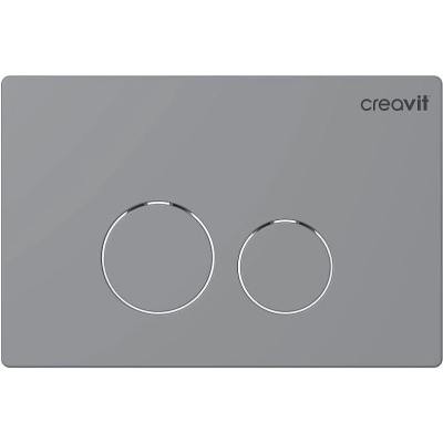 Кнопка смыва Creavit Terra GP9003.00 для инсталляции, матовый хром