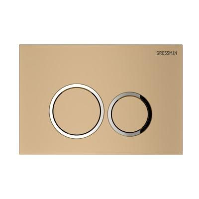 Кнопка смыва Grossman Galaxy 700.K31.01.310.310 золото матовое