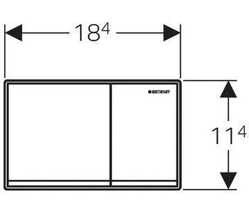 Кнопка смыва Geberit Omega 60 115.081.GH.1 хром