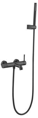 Смеситель Boheme Uno 463-SGM для ванны, антрацит глянецевый