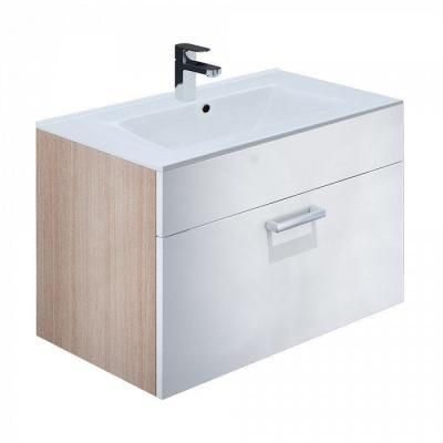 Тумба с раковиной IDDIS Mirro MIMRR8GT0WBD2iZF95CGK белый/дерево