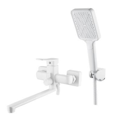 Смеситель для ванны Shevanik S99 S9XE90TY2CGE универсальный, белый