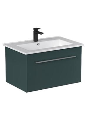 Тумба подвесная Velvex Posse 75, верде (tp.POS.OSK.75.1Y верде/дуб золотой)