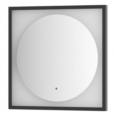Зеркало с LED-подсветкой настенное Defesto Eclipse DF 2221R 60x60 черный