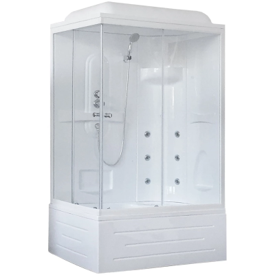Душевая кабина 120x80x217 см Royal Bath RB8120BP2-T-R прозрачное