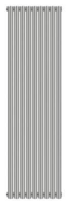 Дизайн-радиатор Сунержа Эстет 1200х363 хром (9 секций) водяной