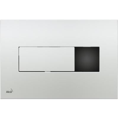 Кнопка смыва AlcaPlast M371SB сенсорная, подключение к аккумулятору, хром глянцевый