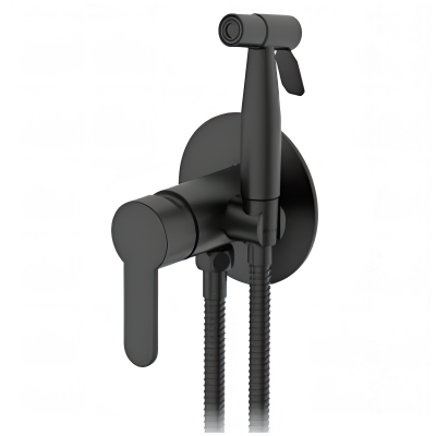 Гигиенический душ встраиваемый однорычажный Frap F7BJ28PJ01IH-6UB черный