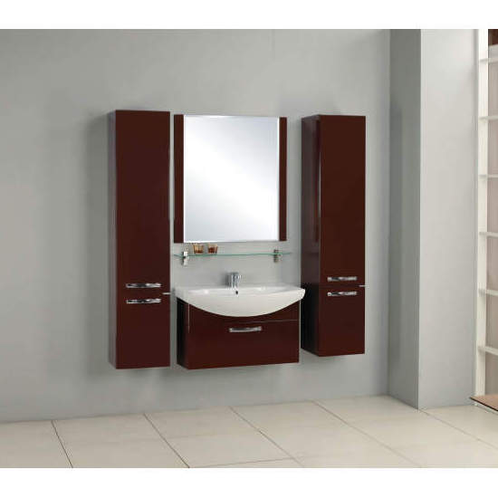 Тумба под раковину Aquaton Ария 1A141701AA430 80 темно-коричневый