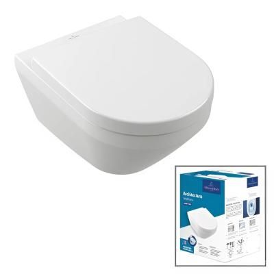 Унитаз подвесной смыв тарнадо Villeroy & Boch Architectura 4694CL01 с сиденьем 98M9C101