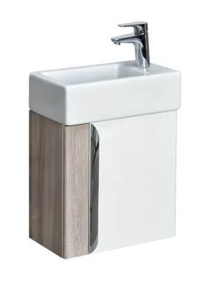 Тумба с раковиной Aquaton Вита 1A221401VTD70 45 белый глянец/ясень шимо Тумба с раковиной Aquaton Вита 1A221401VTD70 45 белый глянец/ясень шимо