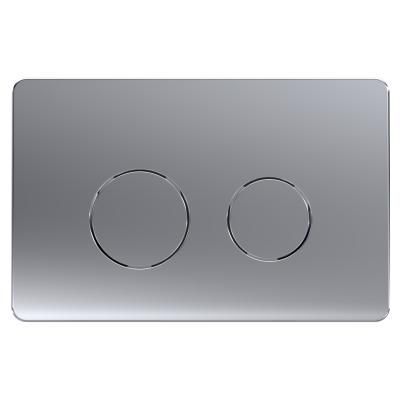 Кнопка смыва Azario 24.7х2.4х16 , пластик, цвет Хром матовый (AZ-8200-0083/AZ-P57-0110)