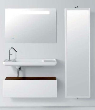 Зеркало Jacob Delafon Formilia EB1163-NF (EB1043-NF) 120 см, часы