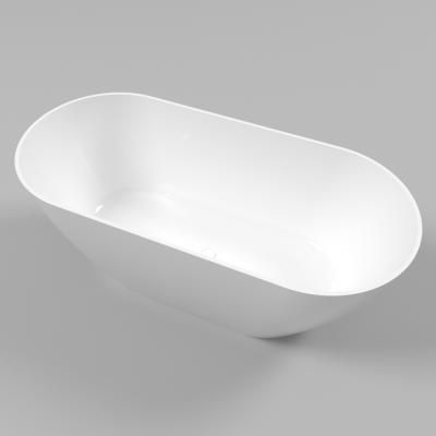 Ванна из искусственного камня Whitecross Coral A 0213.165075.100 165x75 белый глянцевый