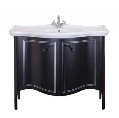 Тумба с раковиной Tiffany World Bristol 71107 110 черная матовая