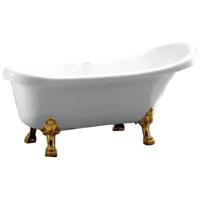 Акриловая ванна Cerutti SPA Vico CT7205 150x75 золотые ножки