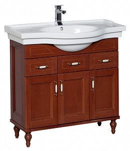 Тумба для комплекта Aquanet Амелия H 90 орех