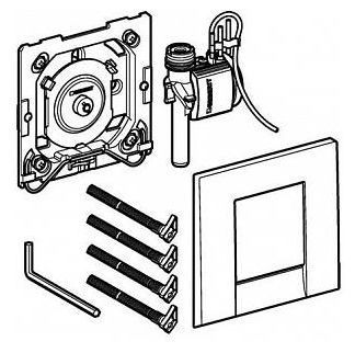 Ручной пневмопривод смыва Geberit HyTouch Bolero 116.012.11.1 для писсуара