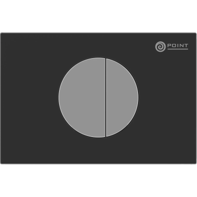 Кнопка смыва Point Венера PN44073BC для инсталляции, черный/хром