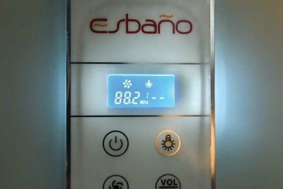 Душевая кабина Esbano ES-L 108 CKR с LED освещением