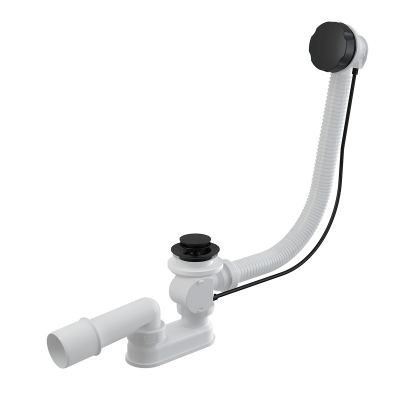 Слив-перелив AlcaPlast  A55BLACK-60 черный матовый