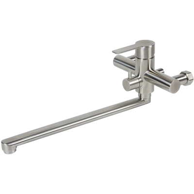 Смеситель для ванны Agger Easy A3121122 универсальный, с душевым гарнитуром, сатин