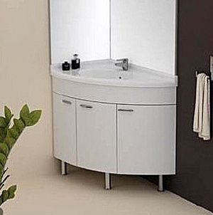 Тумба под раковину Aquanet Корнер 00158824 80 L белый