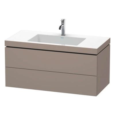 Тумба с раковиной Duravit L-Cube LC69284343 100 два ящика,  базальт матовый