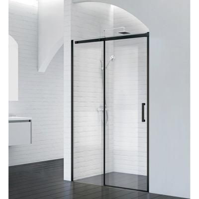 Душевая дверь в нишу BelBagno Acqua ACQUA-BF-1-140-C-NERO черный матовый
