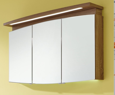 Шкаф-зеркало Puris Classic Line S2A431239 680/180 120 R дуб чарлстон