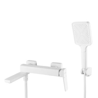 Смеситель для ванны однорычажный  Shevanik S9952C, Белый