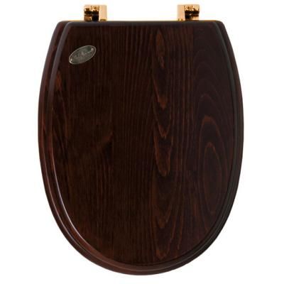 Крышка-сиденье Simas Arcade AR009noce/oro дерево/золото, микролифт