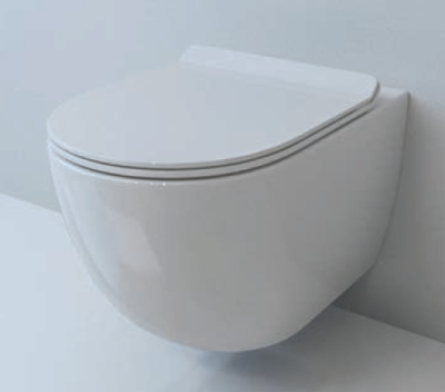 Унитаз подвесной Esbano Gardena безободковый, белый