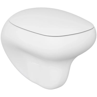 Унитаз подвесной Ambassador Diamond 123T20101R безободковый, белый матовый