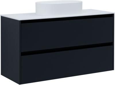 Тумба под раковину Allen Brau Activity 120 1.34007.AM антрацит матовый/черный браш