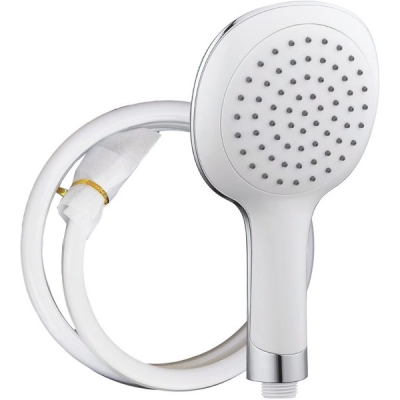 Душевой гарнитур Kaiser DN-045/без держат. 1 режим, хром/белый матовый