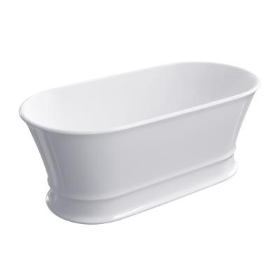 Ванна из искусственного камня Omnires Classica M+ CLASSICAWWBP 160x75 белый глянец