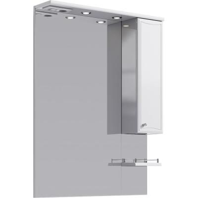 Шкаф-зеркало Aqwella Барселона Ba.02.08 80 белый