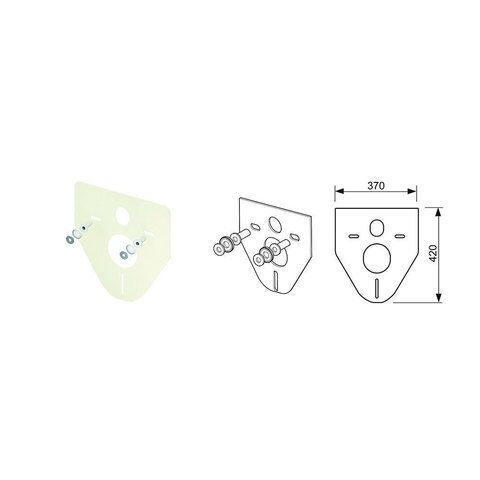 Система инсталляции для унитаза Tece Base K400420 4 в 1 с кнопкой смыва