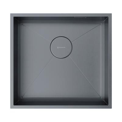 Кухонная мойка Omoikiri Kasen 48-26 INT GM нерж.сталь/вороненная сталь 4997058