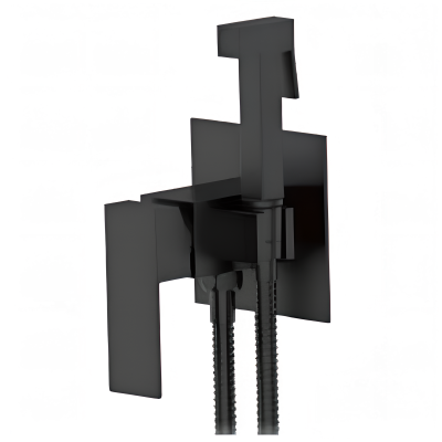 Гигиенический душ встраиваемый однорычажный Frap F7SP28YB02SG-6FA черный