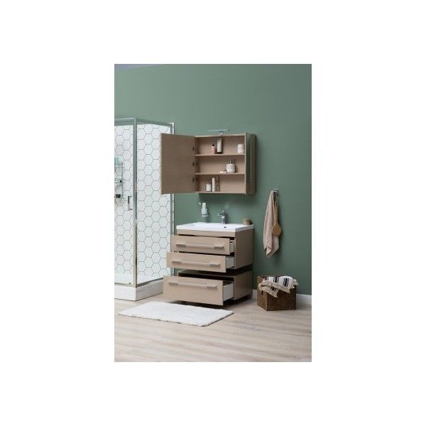 Тумба под раковину Aquanet Нота 00171489 75 светлый дуб