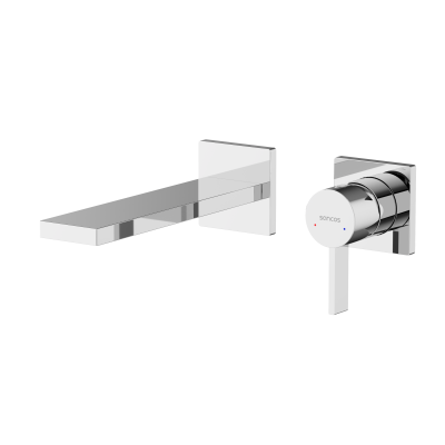 Смеситель для раковины SANCOS Linn c внутренней частью, хром,  SC9021CH