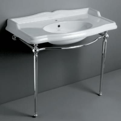 Консоль напольная Simas Arcade ARCG2cr  для раковины хром