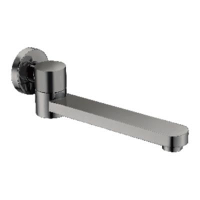 Излив поворотный встраиваемый Raglo для ванны и душа 23см латунь, графит (R473.72.09)